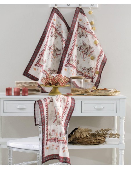 BLUMARINE STROFINACCIO IN LINO 50 X 70 CM - FESTA