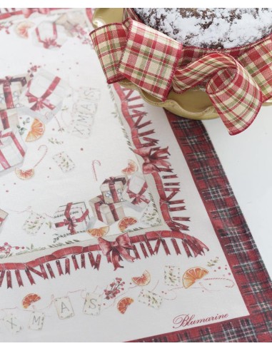 BLUMARINE STROFINACCIO IN LINO 50 X 70 CM - FESTA