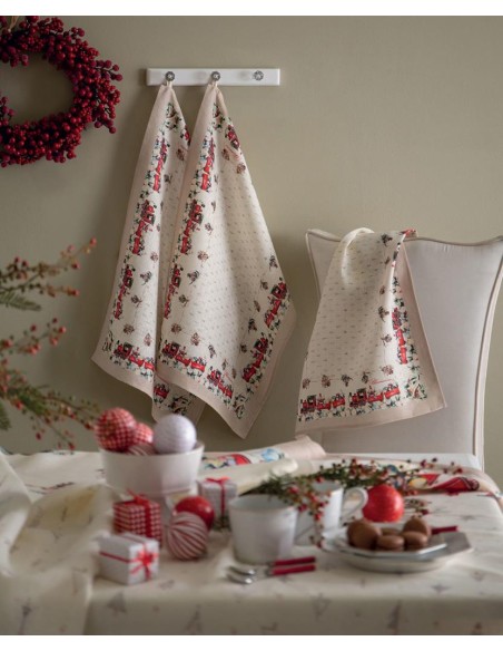 BLUMARINE STROFINACCIO IN LINO 50 X 70 CM - TRENINO