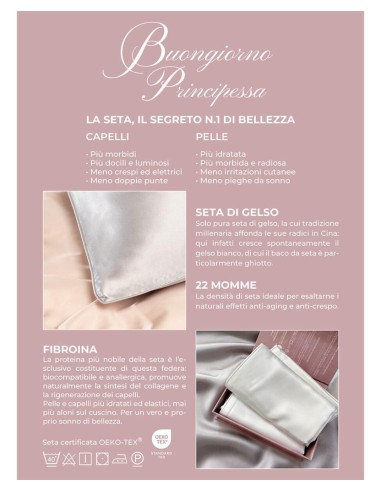 DONDI FEDERA PER GUANCIALI 50 X 80 CM IN SETA -...