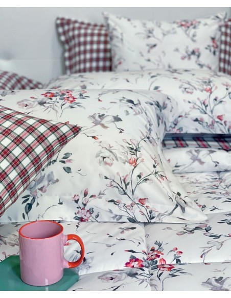 FOREVER COMPLETO LENZUOLA MATRIMONIALE IN PERCALLE - RACHELE