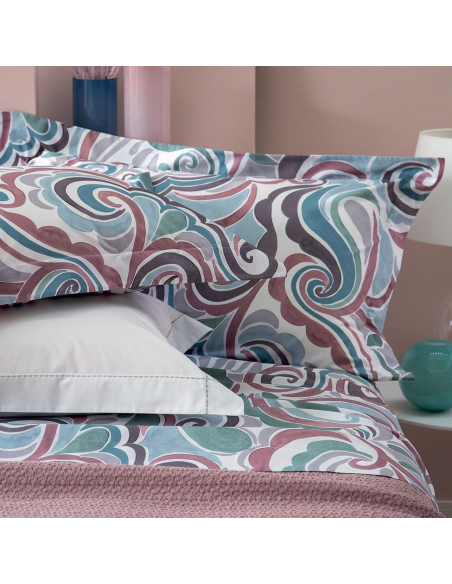 FOREVER COMPLETO LENZUOLA-COPRILETTO MATRIMONIALE IN PERCALLE - SISLEY