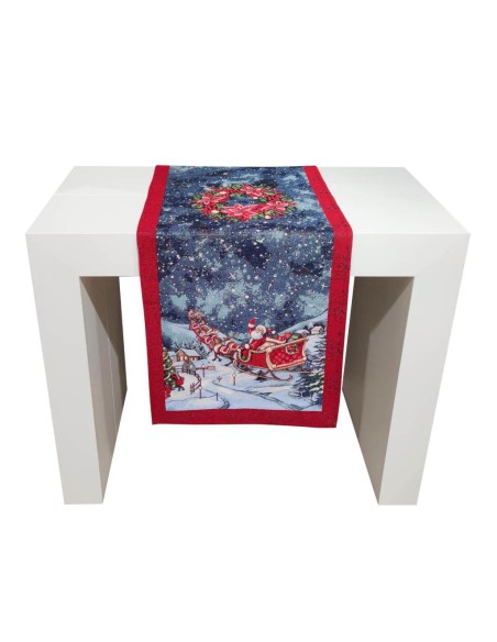 EMILY HOME RUNNER NATALIZIO 45 X 140 CM IN GOBELIN - HO-HO-HO