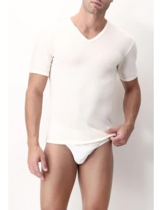 PEROFIL MAGLIETTA UOMO SCOLLO V IN LANA - V-NECK LANA & CO