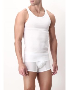 PEROFIL CANOTTA UOMO SPALLA STRETTA IN FILO DI SCOZIA - VEST