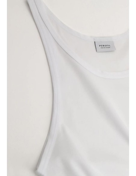 PEROFIL CANOTTA UOMO SPALLA STRETTA IN FILO DI SCOZIA - VEST