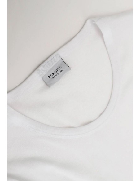 PEROFIL MAGLIETTA UOMO GIROCOLLO IN FILO DI SCOZIA - CREW NECK T-SHIRT