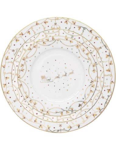 EASY LIFE SERVIZIO PIATTI NATALIZI 18 PEZZI -...