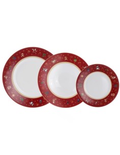 WEISSESTAL SET 3 PIATTI POSTO TAVOLA - WINTER GIFT NATALE