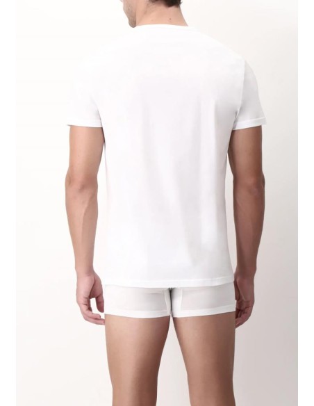 PEROFIL MAGLIETTA UOMO SCOLLO V IN FILO DI SCOZIA - FSA V-NEK T-SHIRT