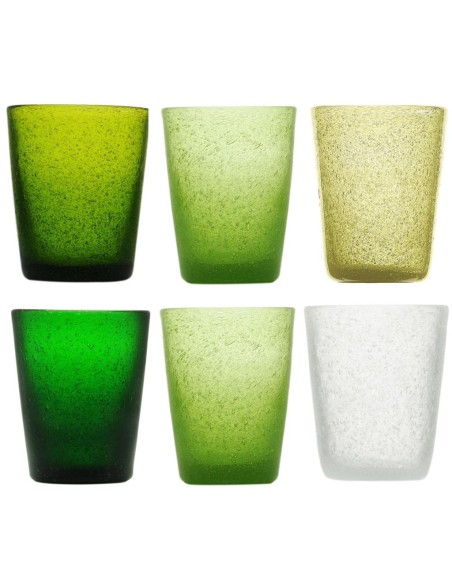 MEMENTO SET 6 BICCHIERI ACQUA 30 CL - ALOE