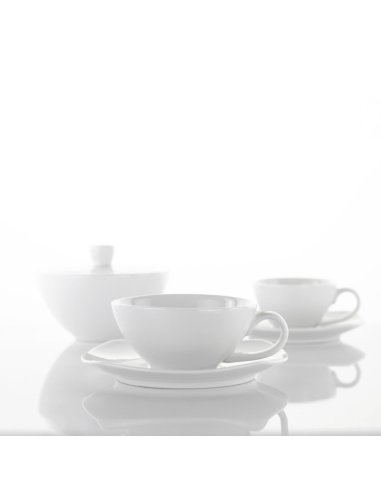 WEISSESTAL SET 2 TAZZE THE CON PIATTINI - SQUARE
