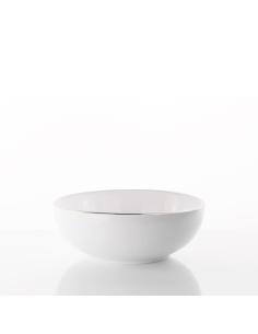 WEISSESTAL INSALATIERA IN PORCELLANA 23 CM - SQUARE PLATIN