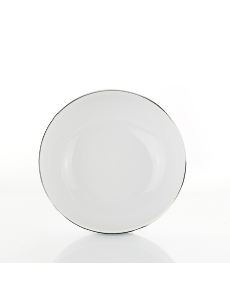 WEISSESTAL INSALATIERA IN PORCELLANA 23 CM - SQUARE PLATIN