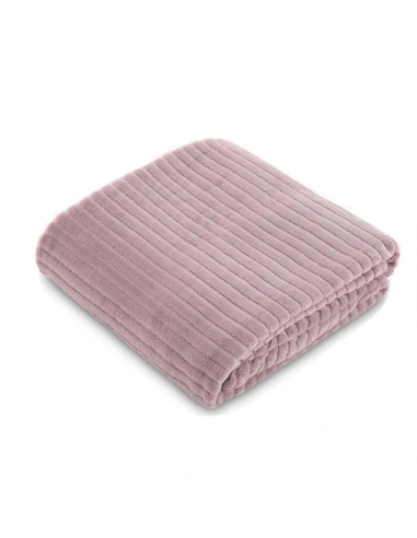 MANTEROL PLAID IN PILE 130 X 160 CM - OTOMAN