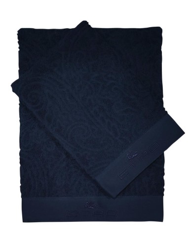 ETRO SET 2 ASCIUGAMANI VISO E OSPITE IN SPUGNA...