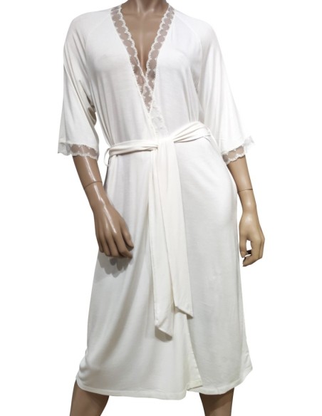 TATA' VESTAGLIA DONNA DA CAMERA A KIMONO LUNGO - EULAILIE