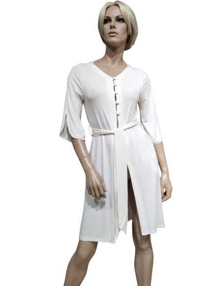 TATÀ VESTAGLIAABBOTTONATA DA DONNA MANICA A 3/4 IN JERSEY - INEZ