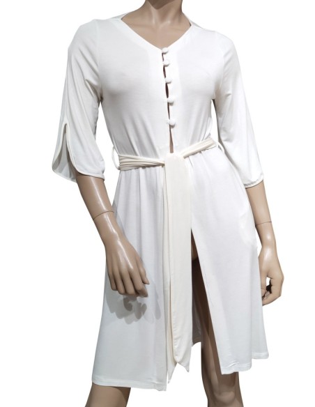 TATÀ VESTAGLIAABBOTTONATA DA DONNA MANICA A 3/4 IN JERSEY - INEZ