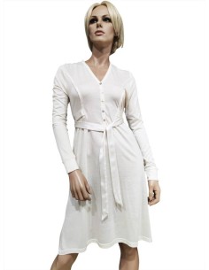 VERDIANI CAMICIA DA NOTTE DONNA SERAFINO MANICA LUNGA IN...