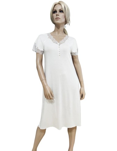 ANNETTE CAMICIA DA NOTTE DONNA A MEZZA MANICA