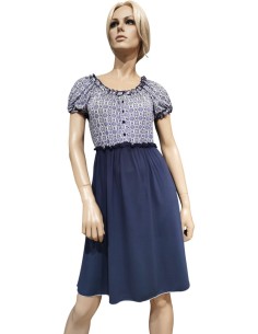 ALBA CAMICIA DA NOTTE DONNA SERAFINO MEZZA MANICA IN VISCOSA