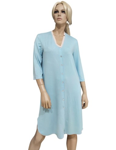 ANNETTE CAMICIA DA NOTTE DONNA APERTA A MANICA...