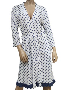 ROSA E MENTA VESTAGLIA DA CAMERA A KIMONO MANICA LUNGA -... 2