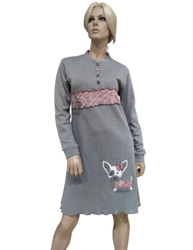 ROSA E MENTA CAMICIA DA NOTTE DONNA SERAFINO...