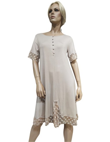 TATA' CAMICIA DA NOTTE DONNA SERAFINO MEZZA...