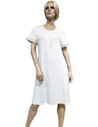 ALBA CAMICIA DA NOTTE DONNA SERAFINO MEZZA...