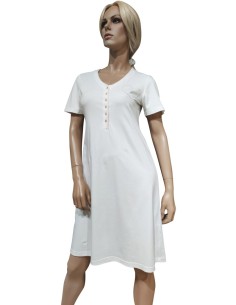 ALBA CAMCIA DA NOTTE DONNA SERAFINO MEZZA MANICA IN...