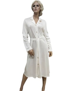 ALBA VESTAGLIA ABBOTTONATA DONNA MANICA LUNGA IN MICROMODAL