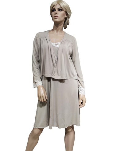 ALBA COMPLETO LINGERIE DA DONNA VESTAGLIA E...