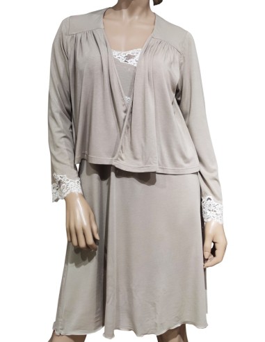 ALBA COMPLETO LINGERIE DA DONNA VESTAGLIA E...