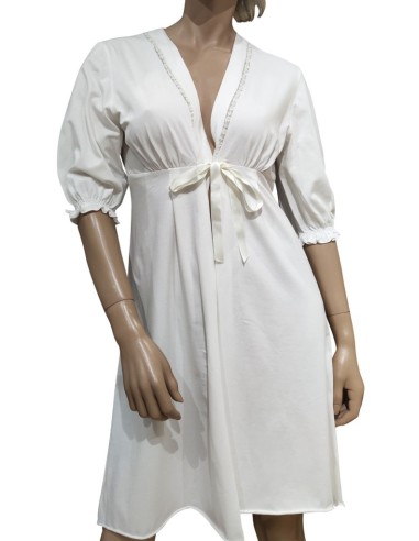 ALBA VESTAGLIA DONNA A MANICA 3/4 IN COTONE JERSEY
