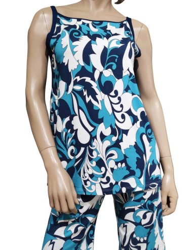 TATA' PIGIAMA DONNA SPALLA STRETTA E...