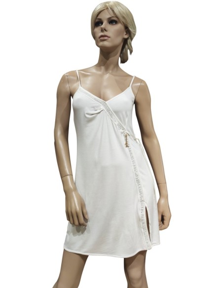 ALBA COMPLETO LINGERIE DA DONNA VESTAGLIA E SOTTOVESTE IN MICROMODAL