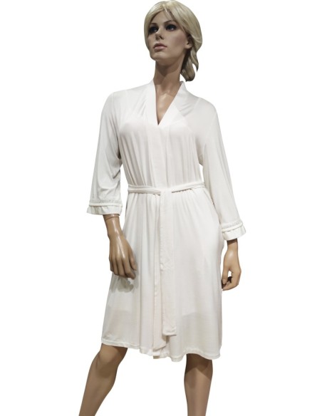 ALBA COMPLETO LINGERIE DA DONNA VESTAGLIA E SOTTOVESTE IN MICROMODAL