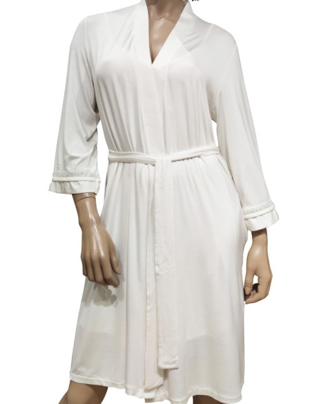 ALBA COMPLETO LINGERIE DA DONNA VESTAGLIA E SOTTOVESTE IN MICROMODAL