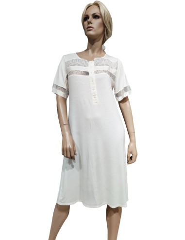 TATA' CAMICIA DA NOTTE DONNA SERAFINO MEZZA...