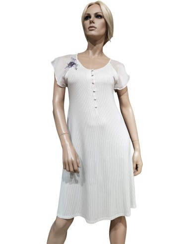 TATA' CAMICIA DA NOTTE DONNA SERAFINO MEZZA...