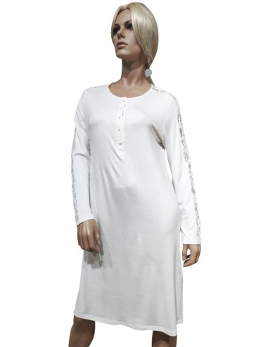 TATA' CAMICIA DA NOTTE DONNA MANICA LUNGA...