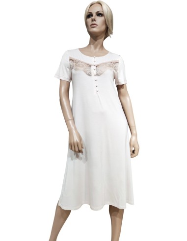 TATA' CAMICIA DA NOTTE DONNA SERAFINO MEZZA...