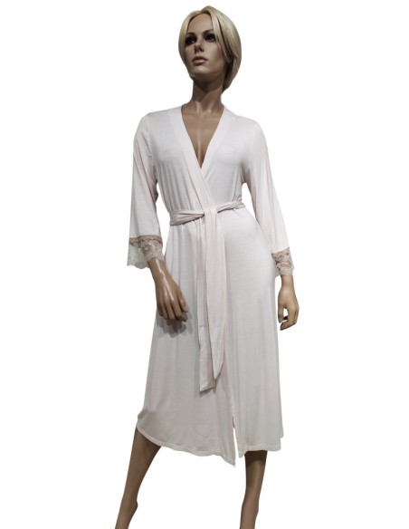 TATA' VESTAGLIA DONNA DA CAMERA KIMONO MANICA 3/4 - VITTORIA