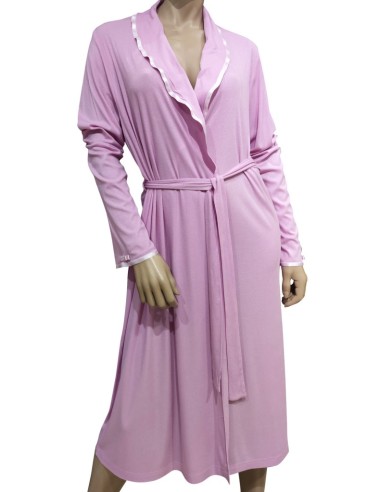 TATA' VESTAGLIA DONNA MANICA LUNGA SCIALLATA IN...