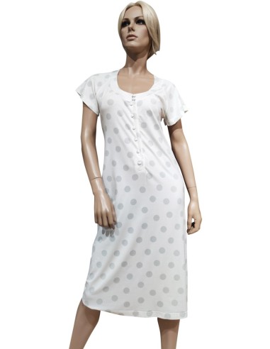 TATA' CAMICIA DA NOTTE DONNA SERAFINO MEZZA...