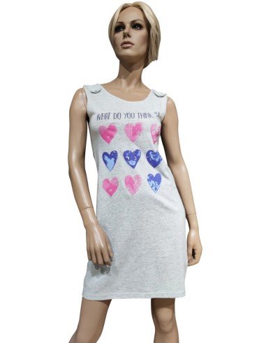 KICCHE YOUNG CAMICIA DA NOTTE DONNA SPALLE...