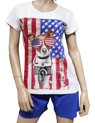 GABRIELLA FERRUCCI PIGIAMA DONNA GIROGOLA MEZZA...