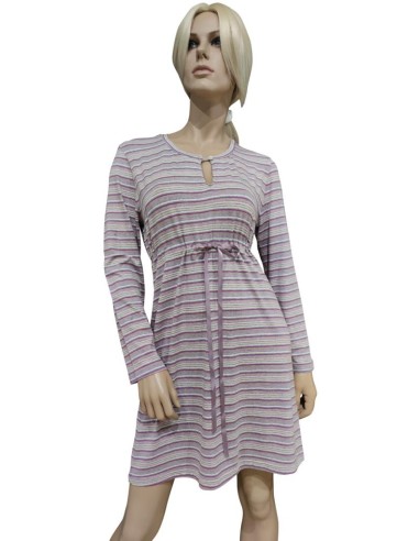 REBECCA CAMICIA DA NOTTE DONNA GIROCOLLO MANICA...